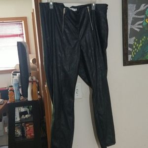 Pleather leggings
